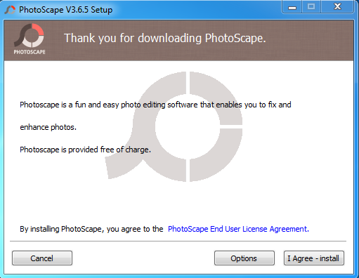 Install PhotoScape 1
